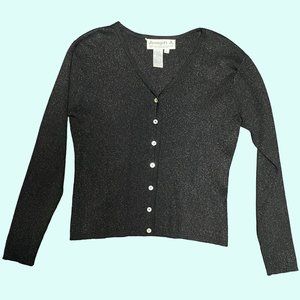 Joseph A. silk knit cardigan size L